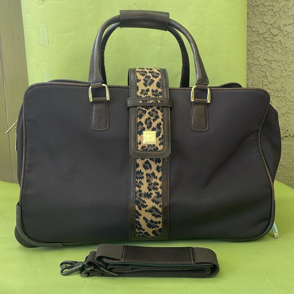 Multicolored Dvf travel bag with shoulder strap